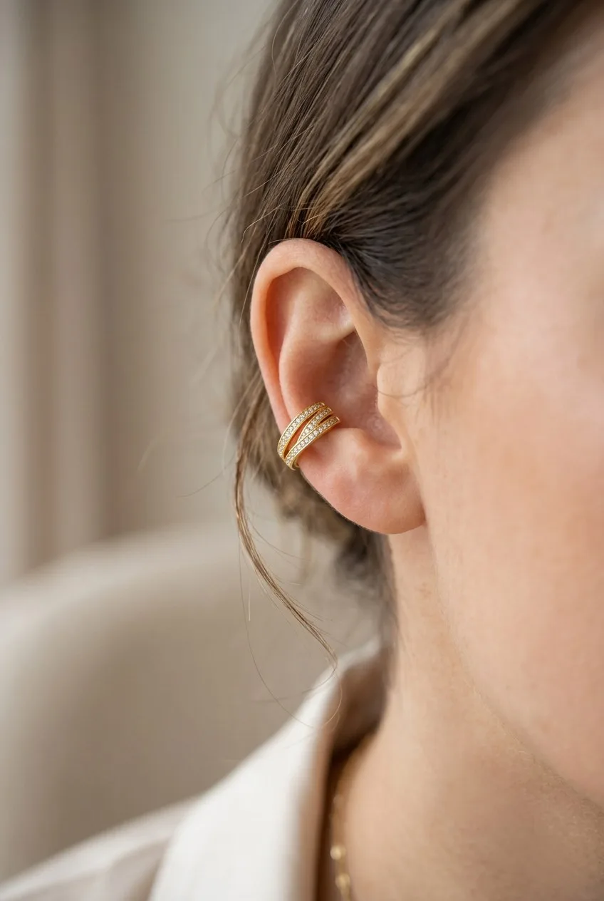 Double Curve Earcuff